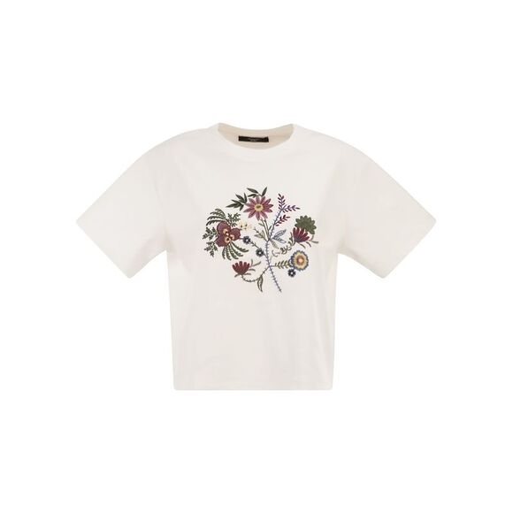 Weekend Maxmara Women Wkdsabato - Cotton Jersey T-Shirt With Print